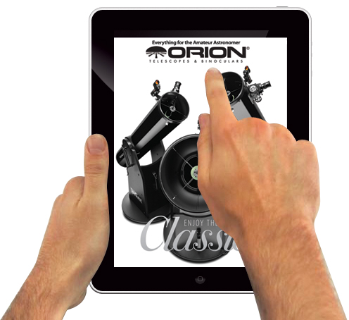 L'application de catalogue électronique d'Orion